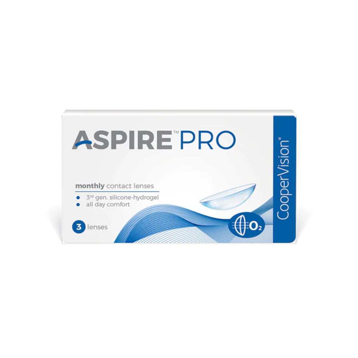 Aspire Pro Monthly Disposable (3 Lens Pack) - Contact Lens