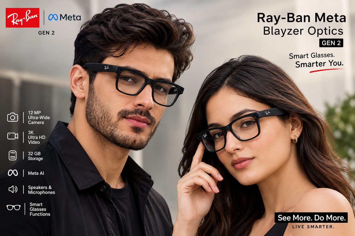 Ray-Ban Meta Blayzer Optics Gen 2   (0RW7001207750)