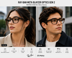 Ray-Ban Meta Blayzer Optics Gen 2 — RW7001 8528 50, in Havana (0RW7001852850)