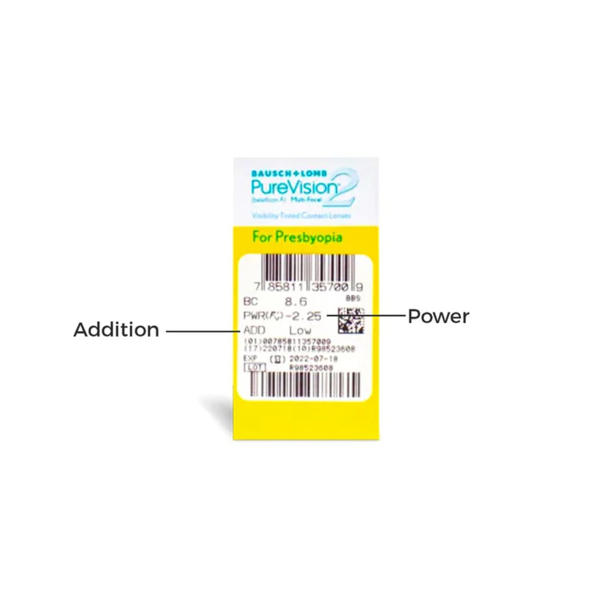 PureVision 2 Monthly Disposable For Presbyopia (6 Lens Pack) - Contact Lens
