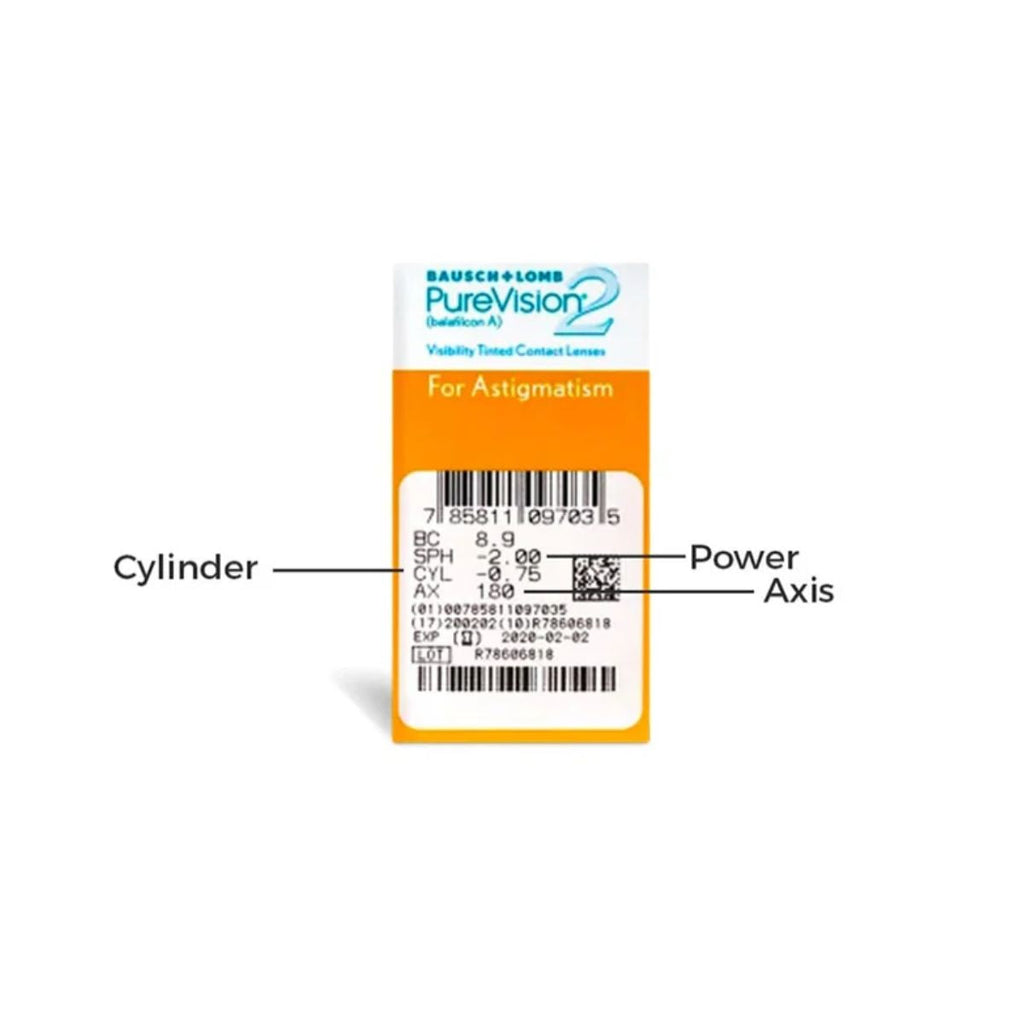Pure Vision 2 Monthly Disposable For Astigmatism (6 Lens Pack) - Contact Lens