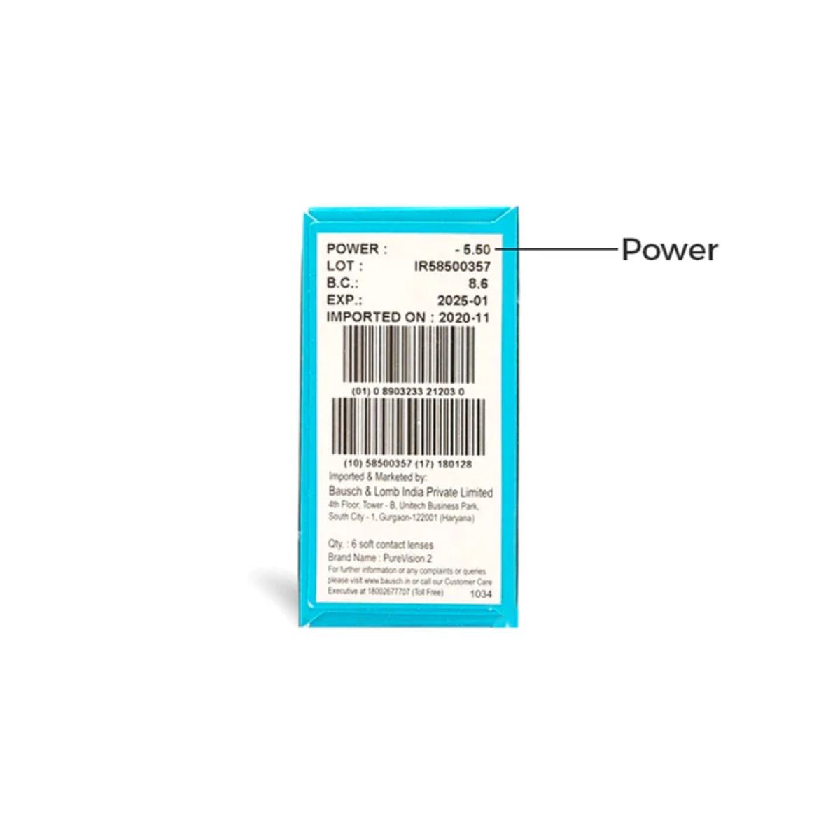 Pure Vision 2 Monthly Disposable (6 Lens Pack) - Contact Lens