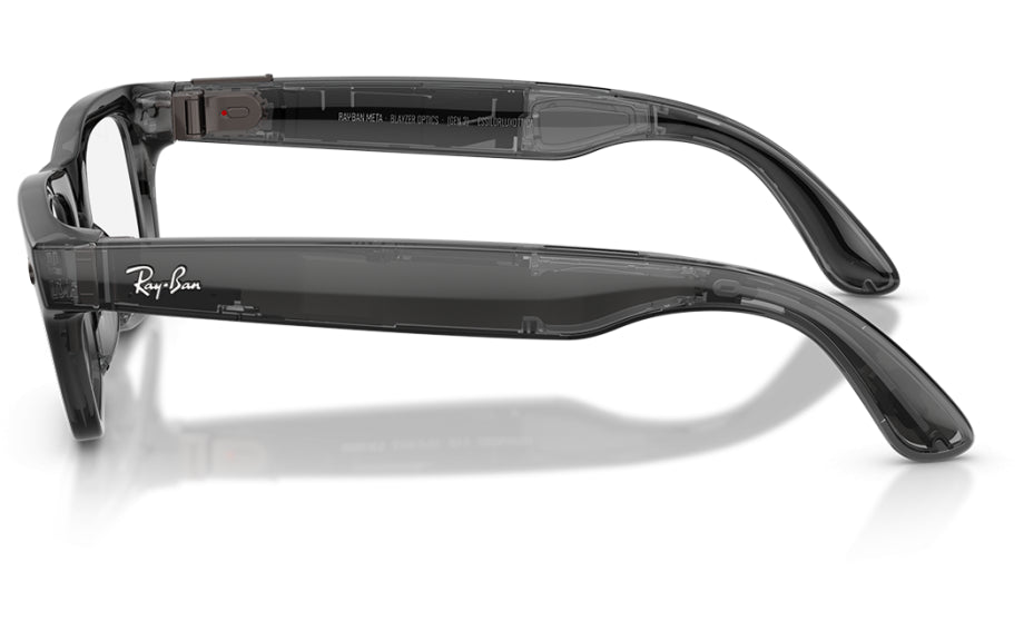 Ray-Ban Meta Blayzer Optics Gen 2 – RW7001 8526 50, in Transparent Black (0RW7001852650)