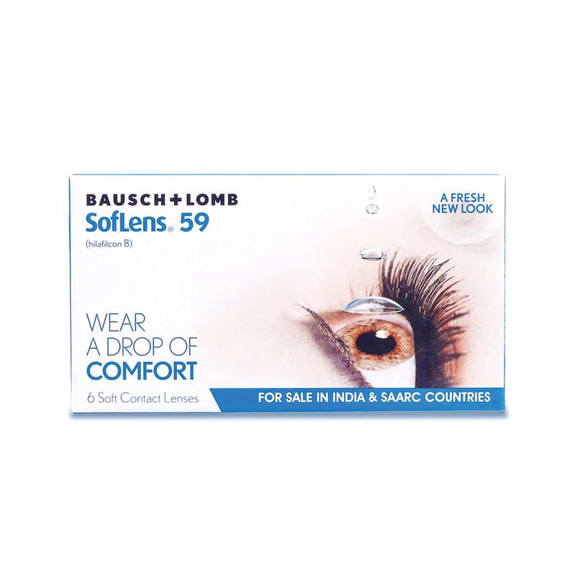 Soflens 59 Monthly For Myopia (6 Lens Pack) - Contact Lens