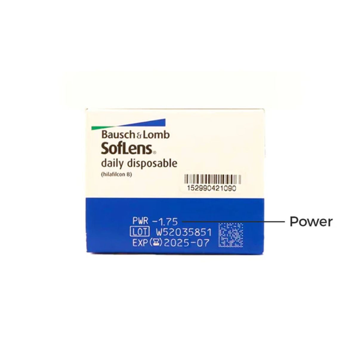 Bausch & Lomb Soflens Daily Disposable (SDD) - (Left Eye Prescription)