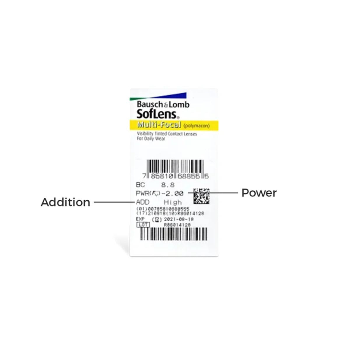 Soflens Multifocal Monthly Disposable For Presbyopia (6 Lens Pack) - Contact Lens