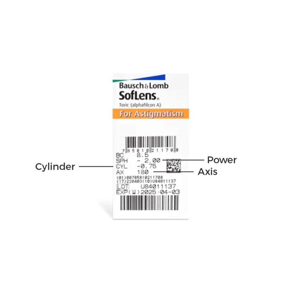 Soflens Toric Monthly Disposable For Astigmatism (6 Lens Pack) - Contact Lens